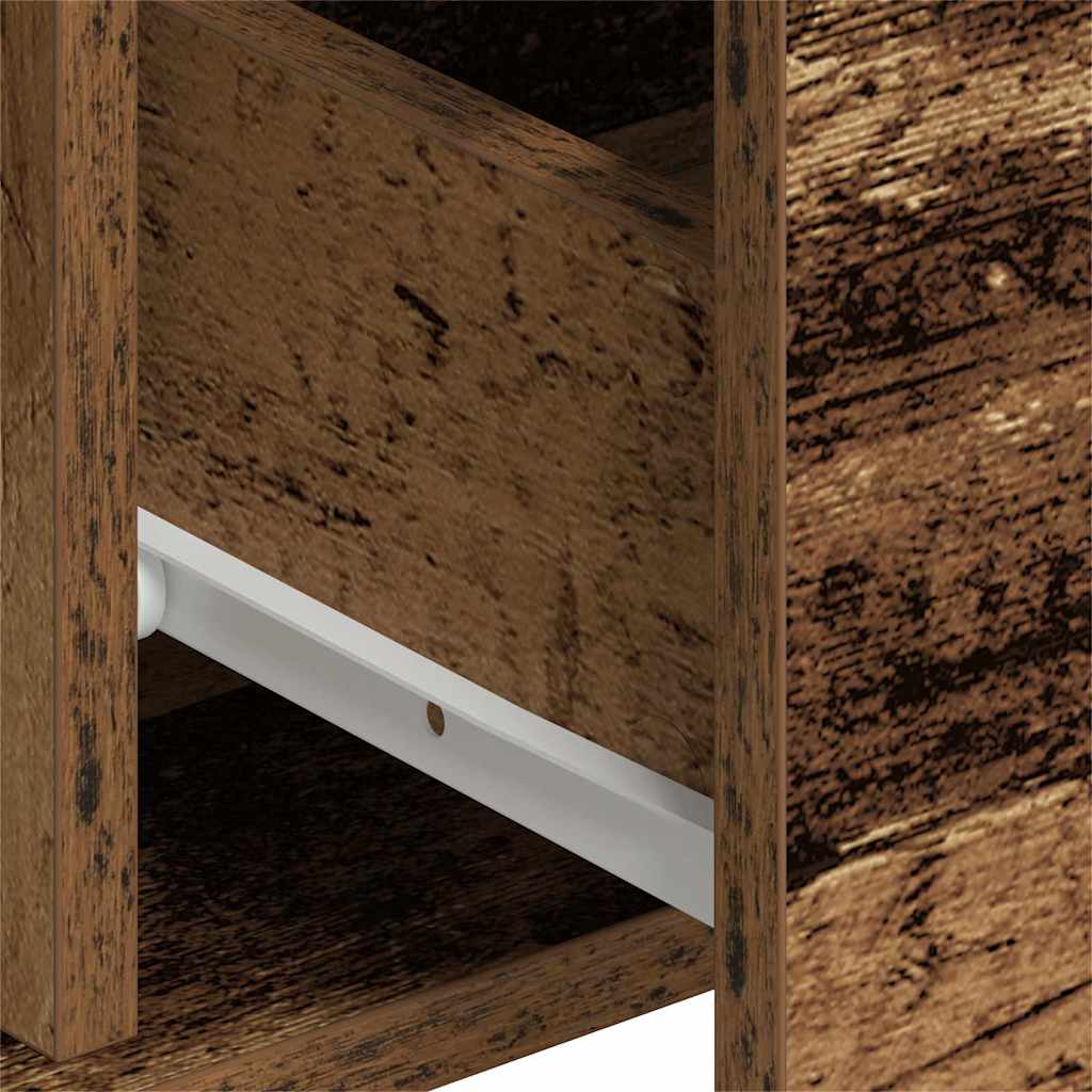 Buffets 2 pcs Bois ancien 60 x 31 x 84 cm Bois d'ingénierie - XIOS