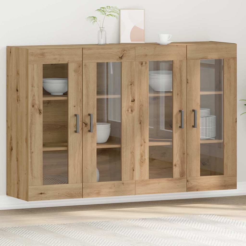 Cabinets muraux 2 pc Chêne artisanal 69,5 x 34 x 90 cm