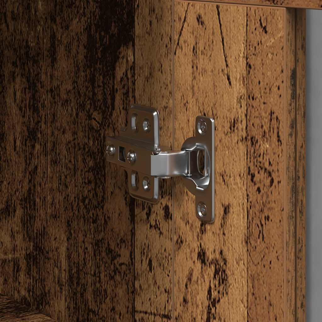 Meuble mural 2 pcs Bois ancien 69,5 x 34 x 90 cm - XIOS