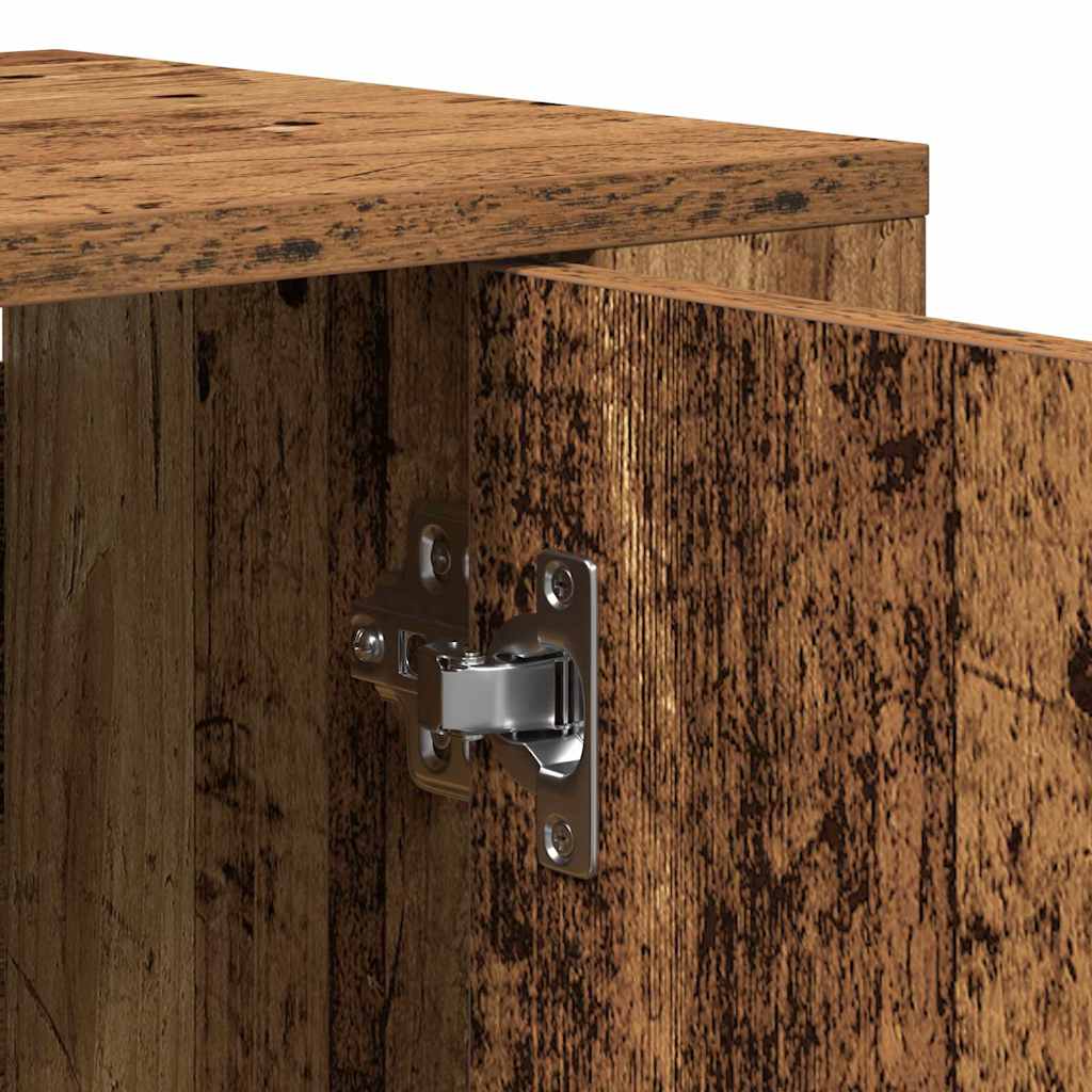 Haut meuble Bois ancien 80 x 33 x 150 cm Bois d'ingénierie - XIOS