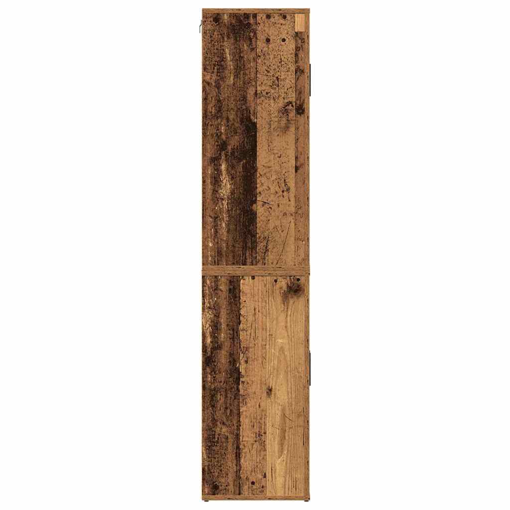 Haut meuble Bois ancien 80 x 33 x 150 cm Bois d'ingénierie - XIOS