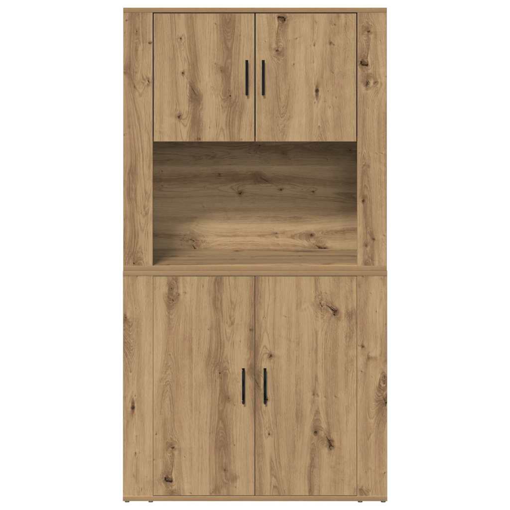 Haut Armoire Chêne artisanal 80 x 33 x 150 cm Bois d'ingénierie - XIOS