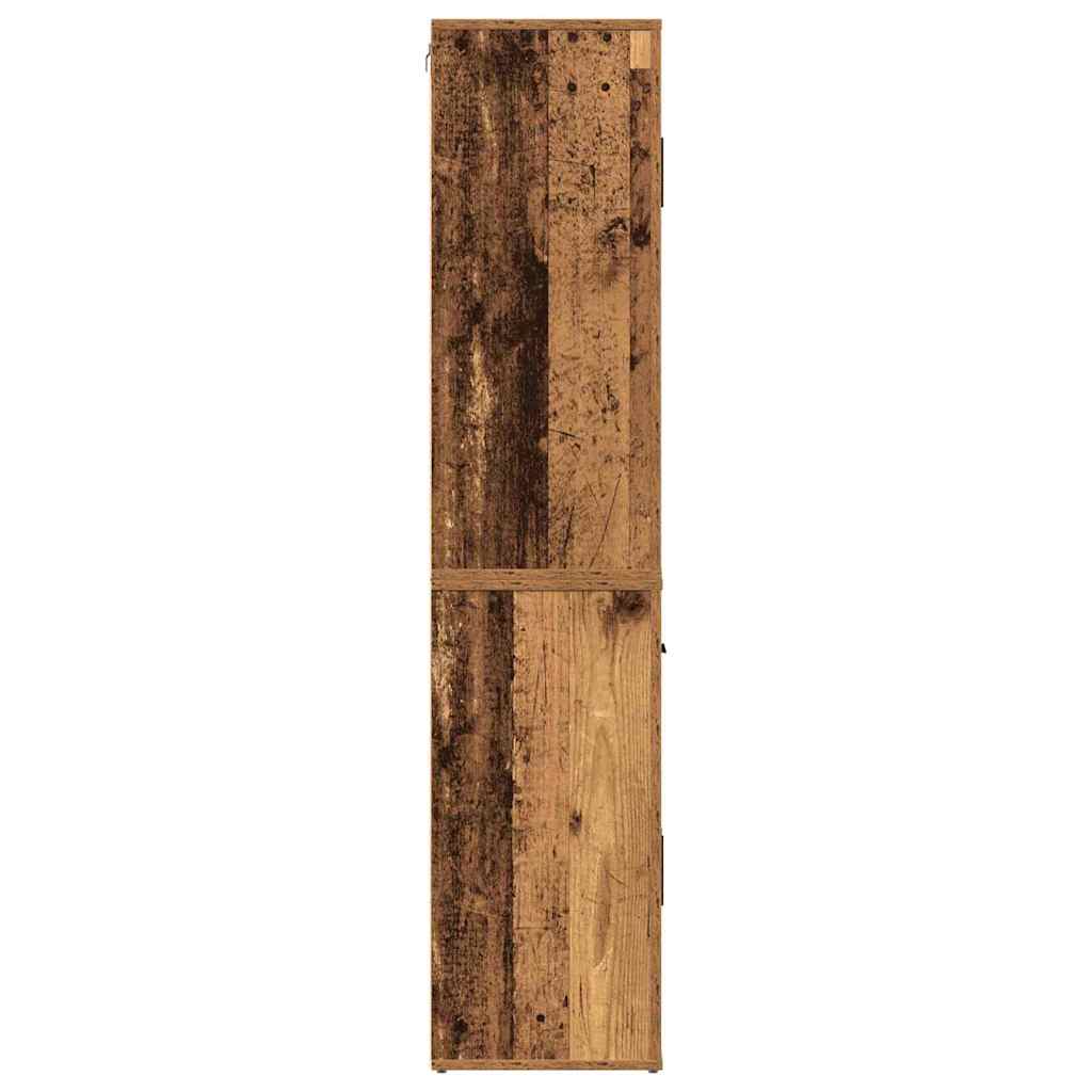 Haut de Buffet Bois ancien 80 x 33 x 150 cm Bois d'ingénierie - XIOS