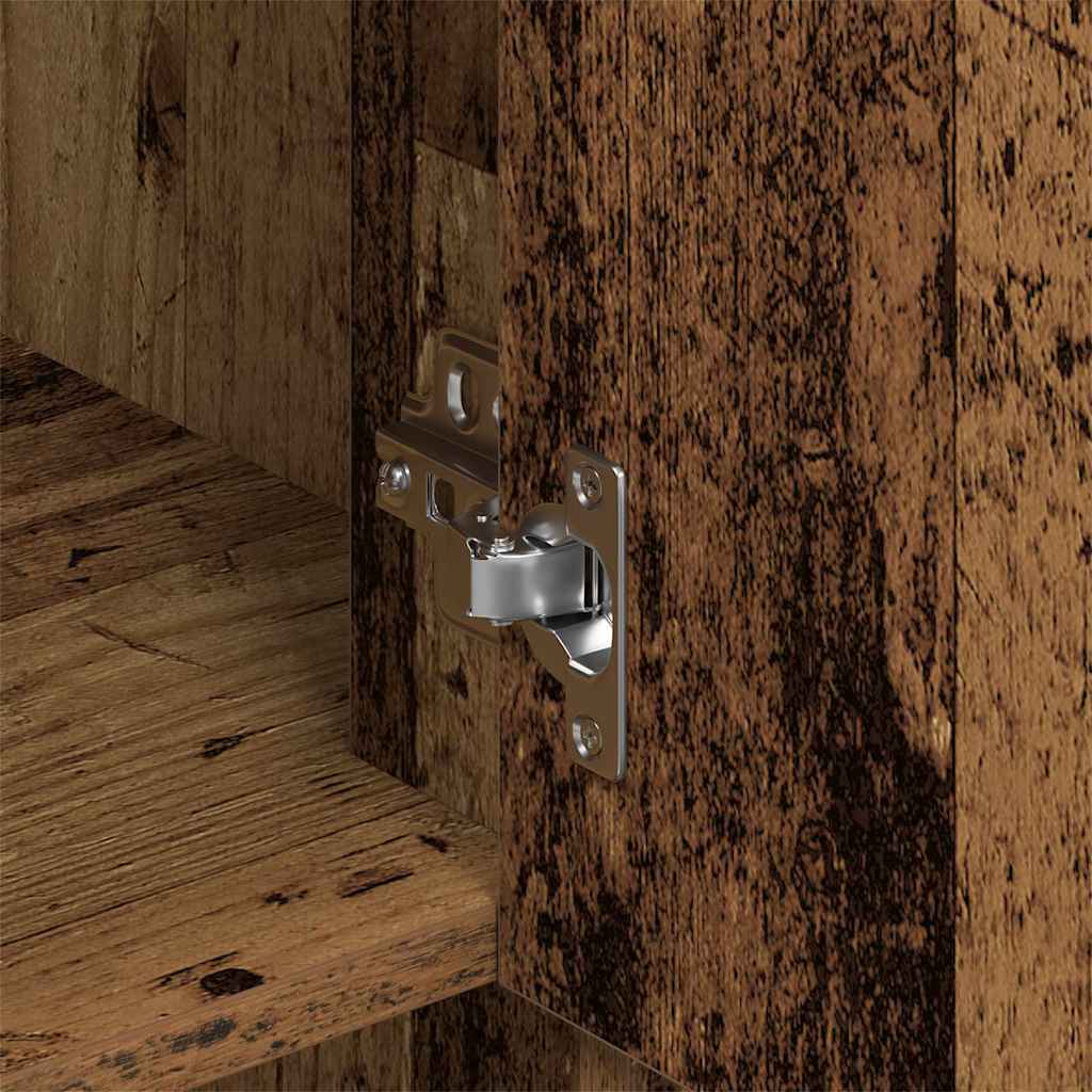 Haut de buffet Bois ancien 80 x 33 x 150 cm Bois d'ingénierie - XIOS