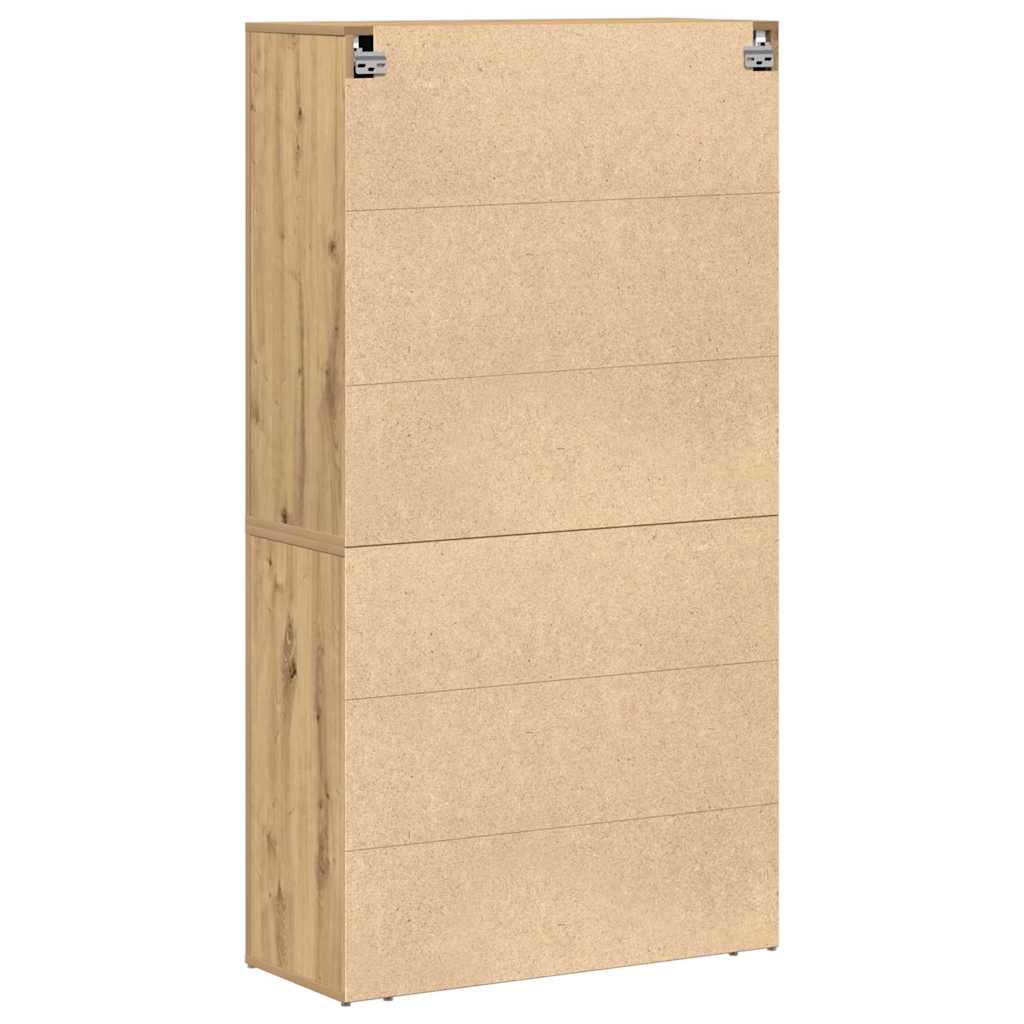 Haut Armoire Chêne artisanal 80 x 33 x 150 cm Bois d'ingénierie - XIOS
