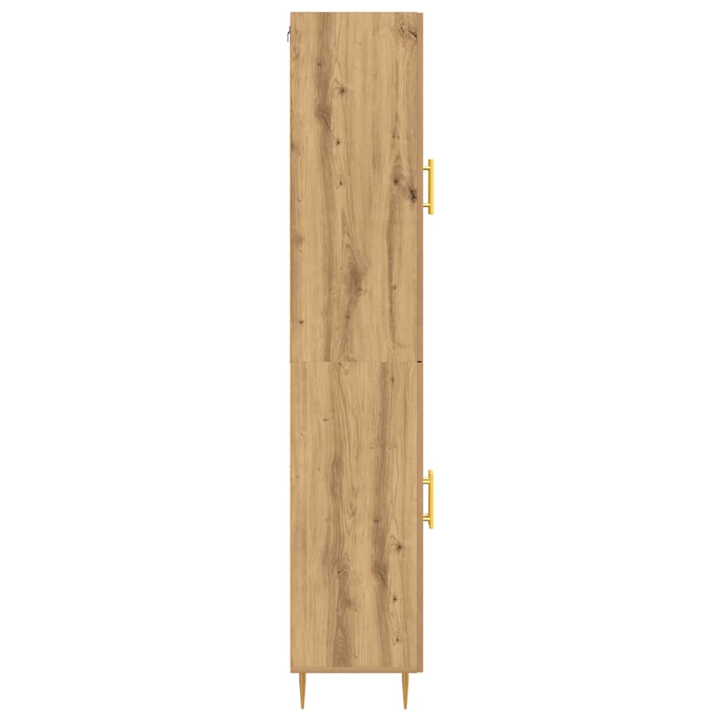 Haut Armoire 2 pcs chêne artisanal 69,5 x 34 x 180 cm - XIOS