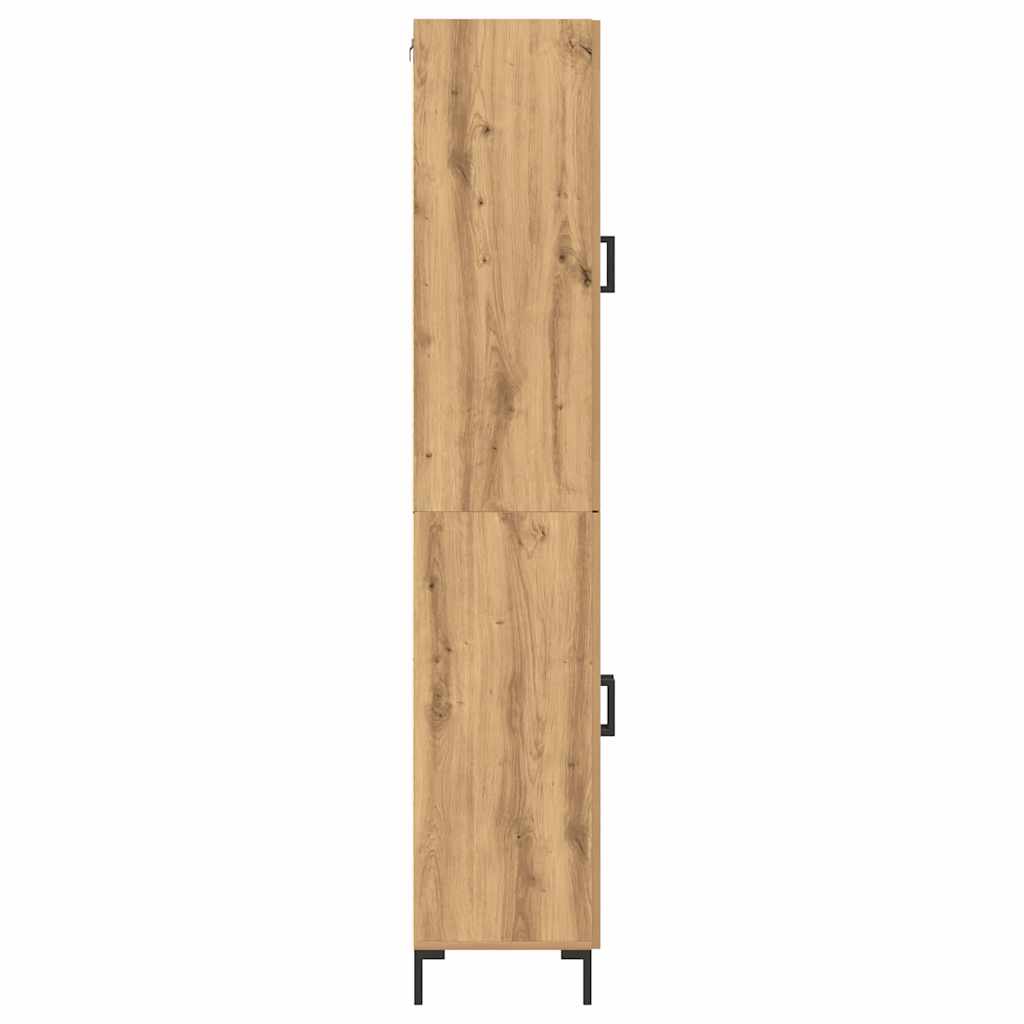 Haut Armoire 2 pcs chêne artisanal 69,5 x 34 x 180 cm - XIOS
