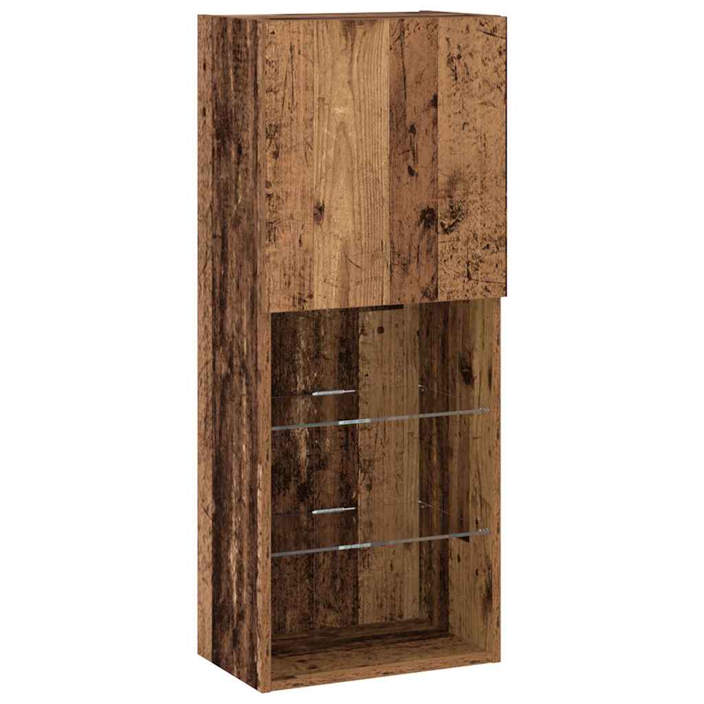 Meuble TV Bois ancien 40.5 x 30 x 102 cm Bois d'ingénierie - XIOS