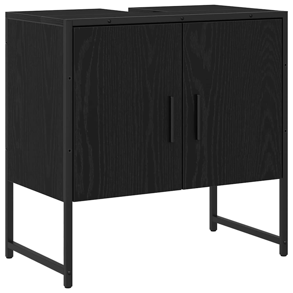 Ensemble de mobilier de salle de bain 4 pc Noir