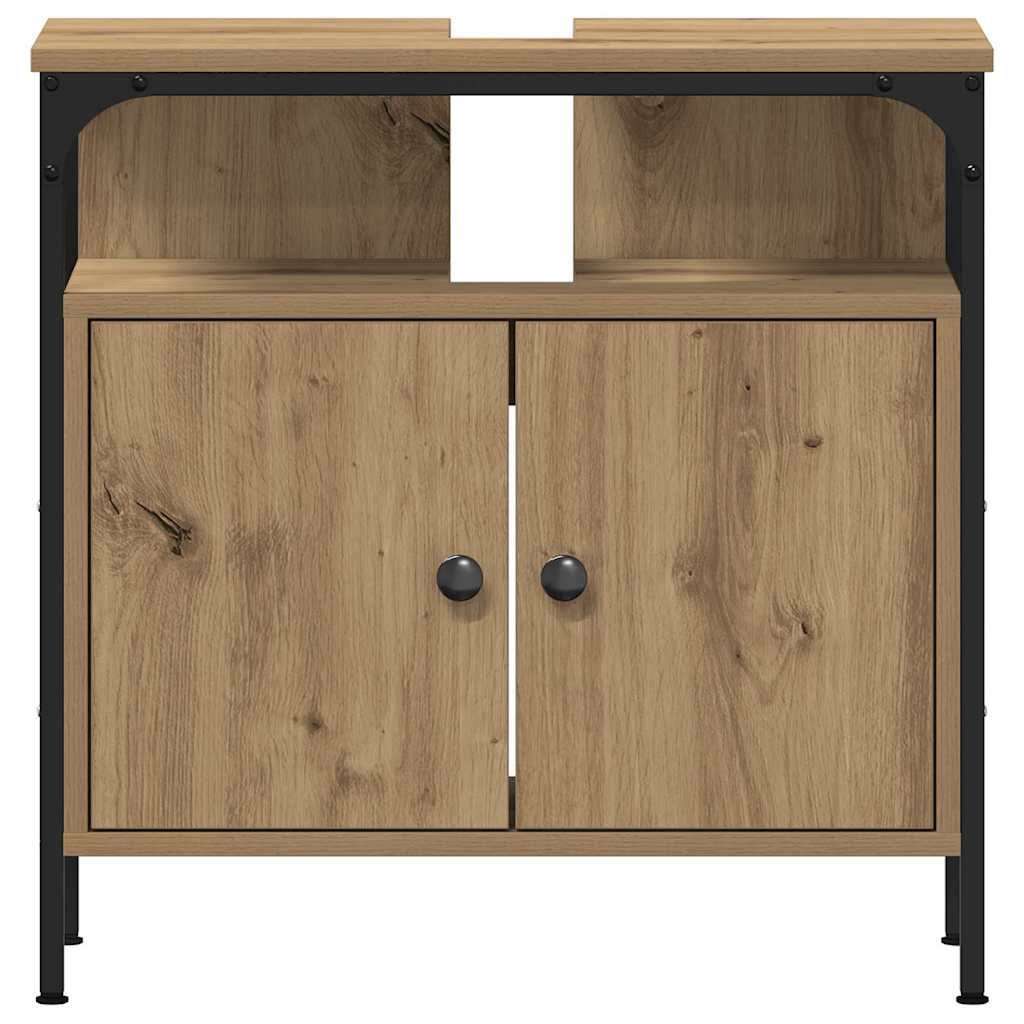 Ensemble de mobilier de salle de bain 4 pièces Chêne artisanal