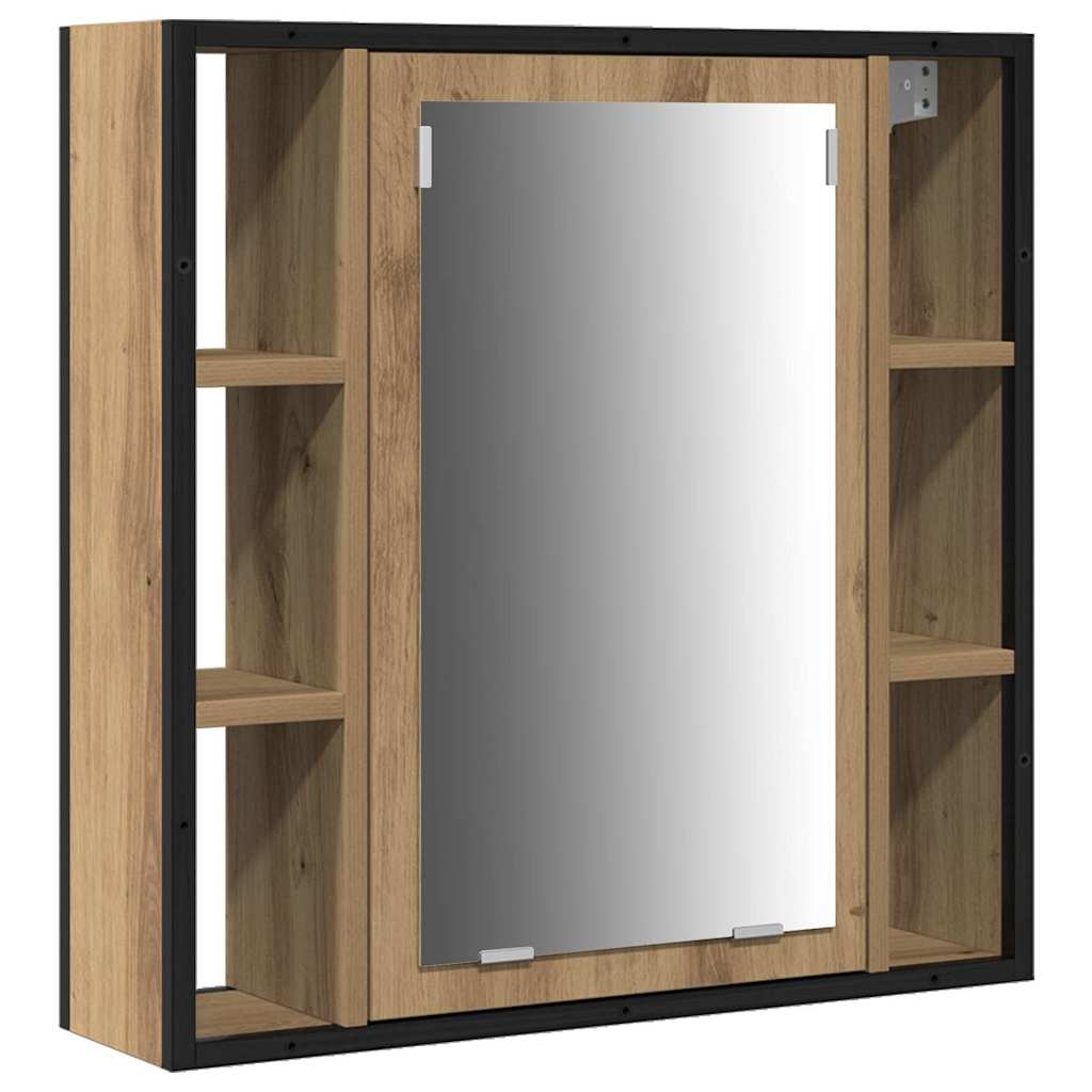 Ensemble de mobilier de salle de bain 4 pc Chêne artisanal