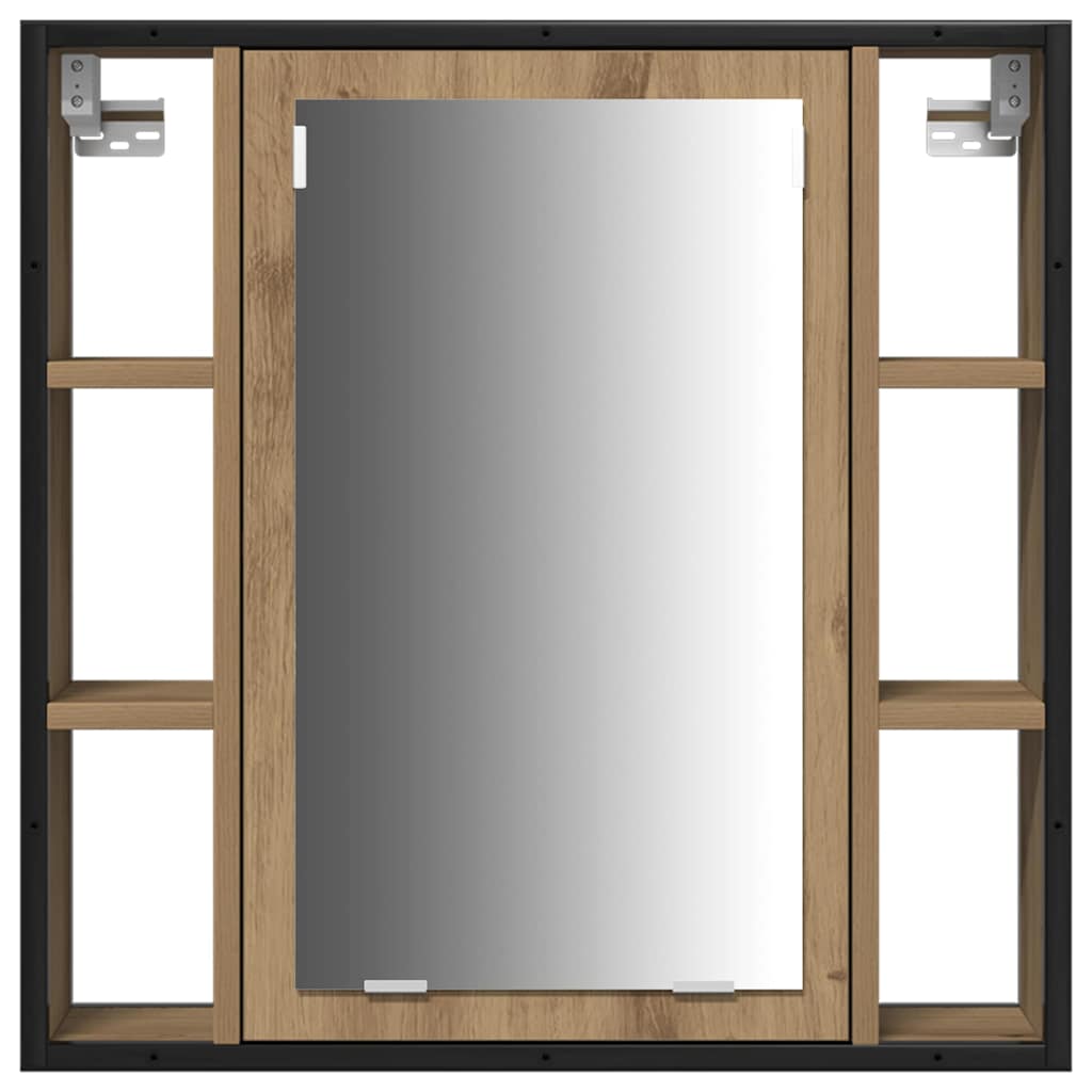 Ensemble de mobilier de salle de bain 4 pc Chêne artisanal