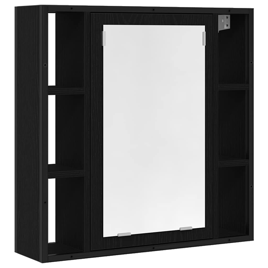Ensemble de mobilier de salle de bain 4 pc Chêne noir