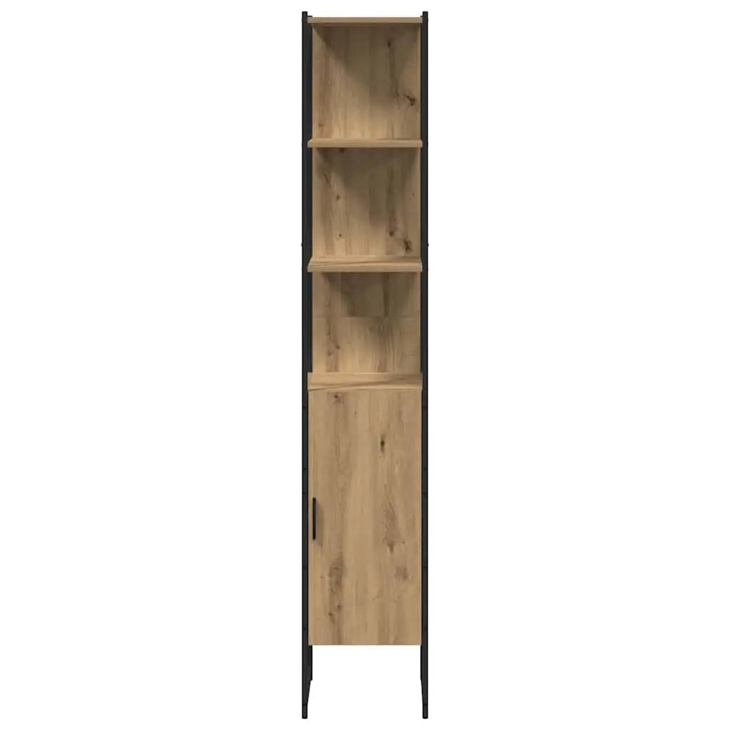 Ensemble de mobilier de salle de bain 4 pc Chêne artisanal - XIOS