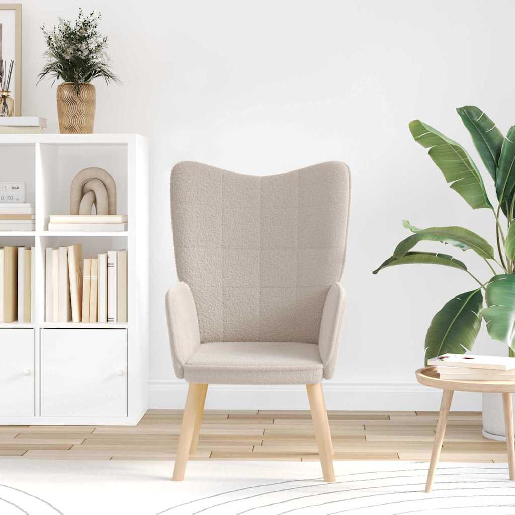 Fauteuil relaxant Gris clair 62 x 67 x 95.5 cm tissu - XIOS