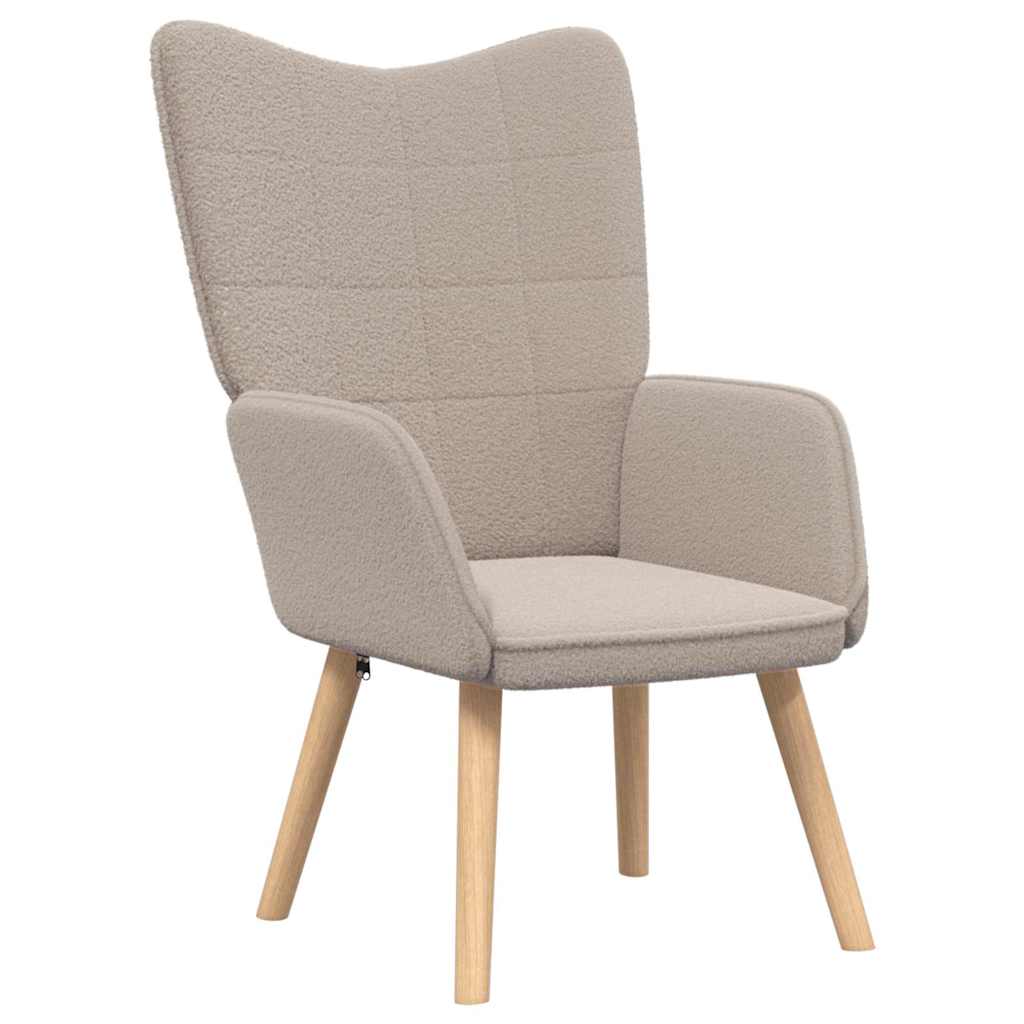 Fauteuil relaxant Gris clair 62 x 67 x 95.5 cm tissu - XIOS
