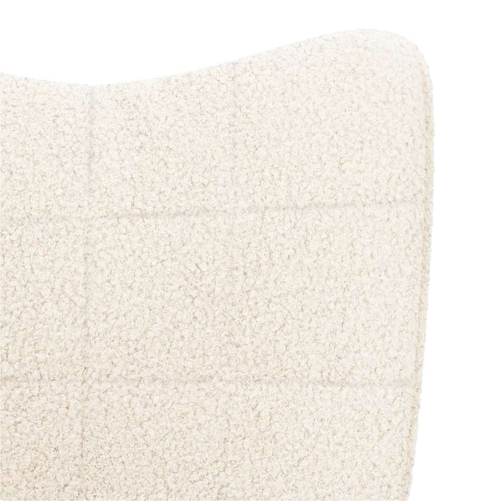 Fauteuil relaxant Crème 62 x 67 x 95.5 cm tissu - XIOS