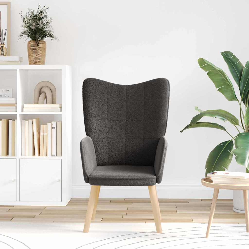 Fauteuil relaxant Gris foncé 62 x 67 x 95.5 cm tissu - XIOS