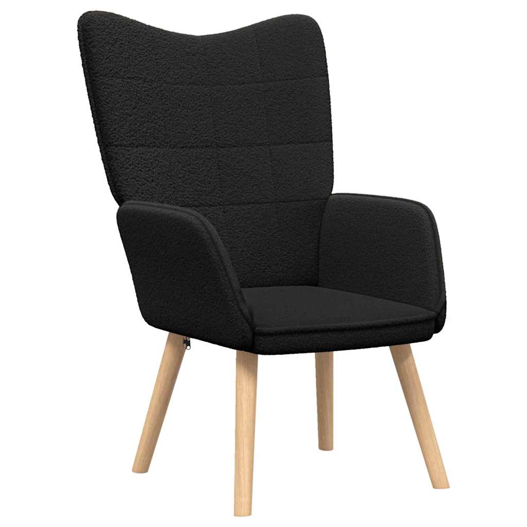 Fauteuil relaxant Noir 62 x 67 x 95.5 cm tissu - XIOS