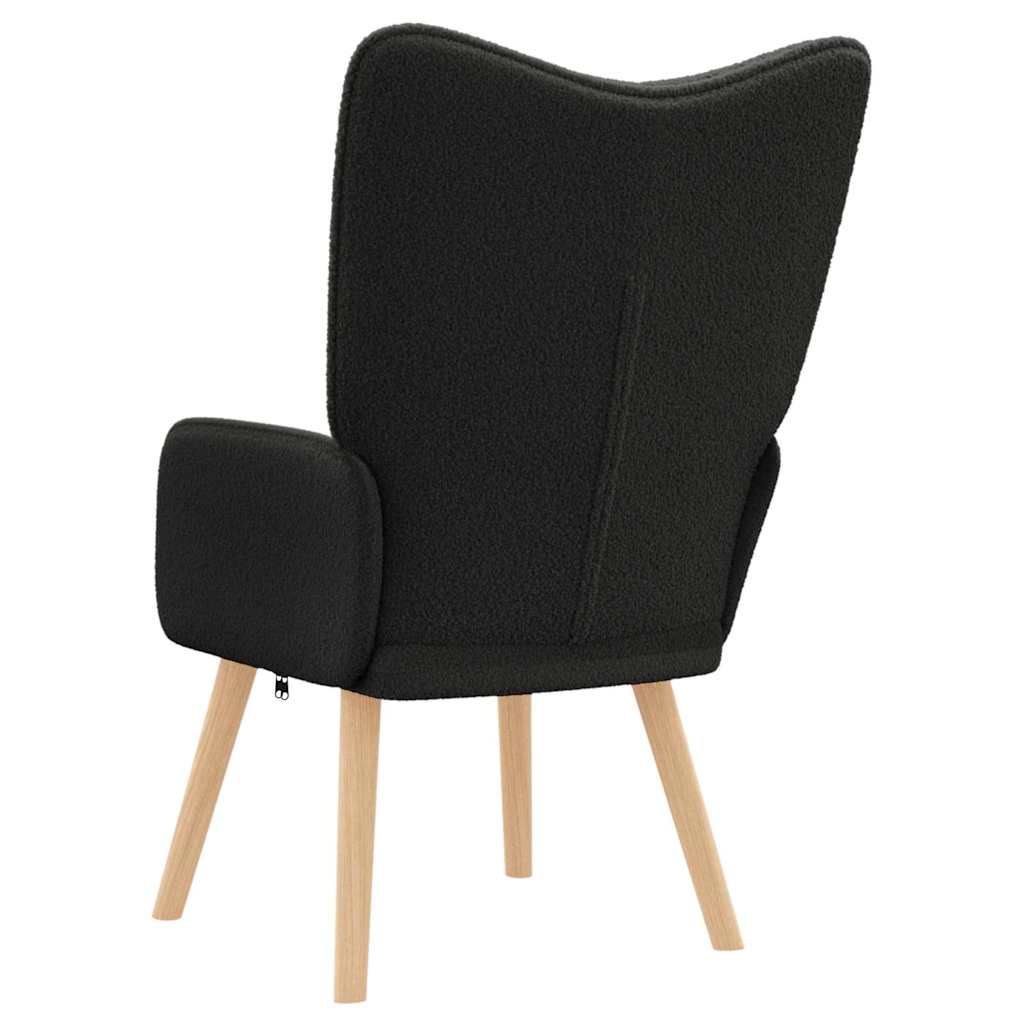 Fauteuil relaxant Noir 62 x 67 x 95.5 cm tissu - XIOS