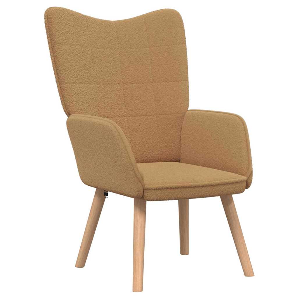 Fauteuil relaxant Beige 62 x 67 x 95.5 cm tissu - XIOS