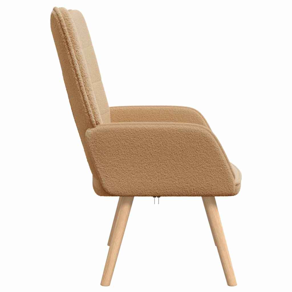 Fauteuil relaxant Beige 62 x 67 x 95.5 cm tissu - XIOS