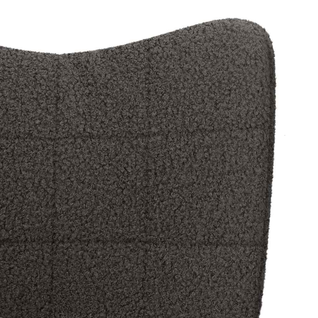 Fauteuil relaxant Gris foncé 61 x 78 x 98 cm tissu - XIOS