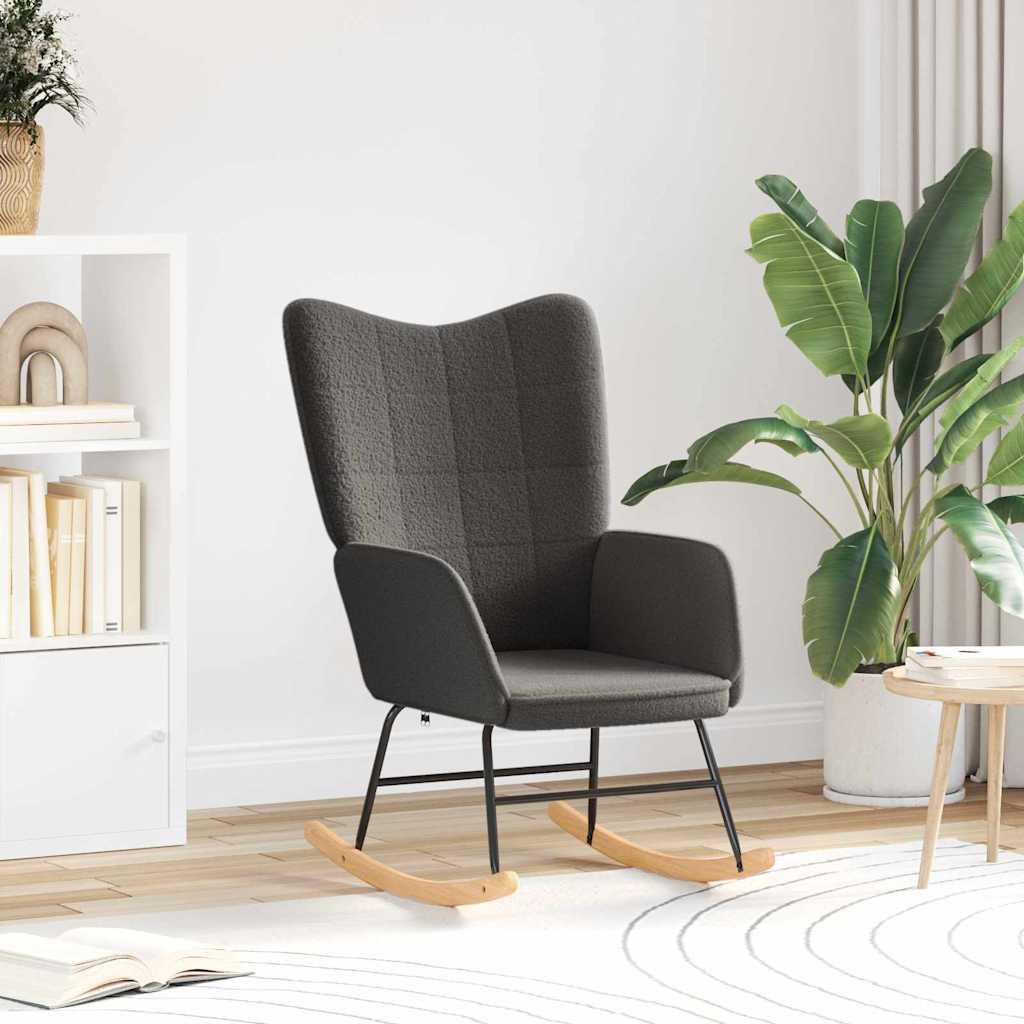 Fauteuil relaxant Gris foncé 61 x 78 x 98 cm tissu - XIOS