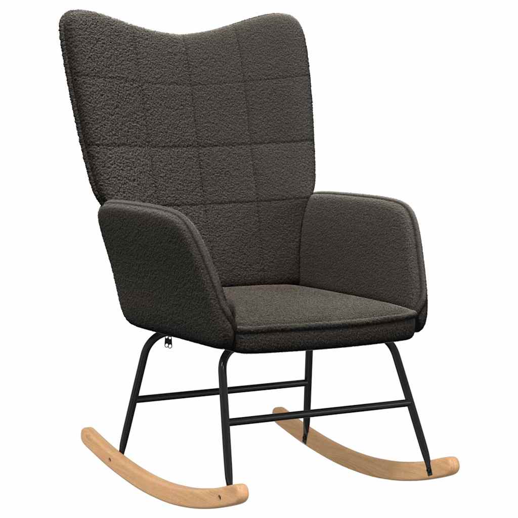 Fauteuil relaxant Gris foncé 61 x 78 x 98 cm tissu - XIOS