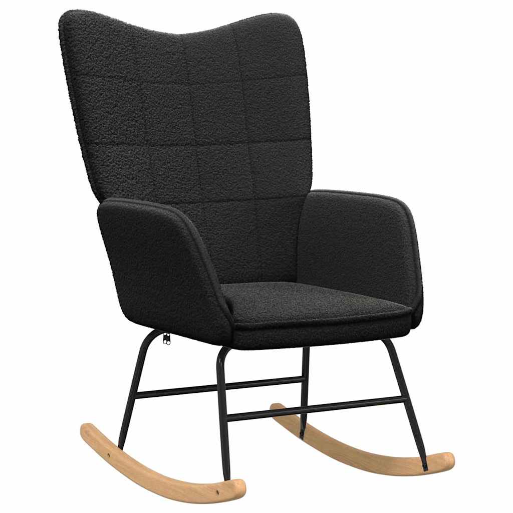 Fauteuil relaxant Noir 61 x 78 x 98 cm tissu - XIOS