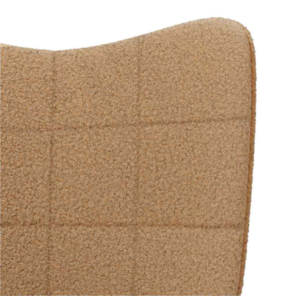 Fauteuil relaxant Beige 61 x 78 x 98 cm tissu - XIOS