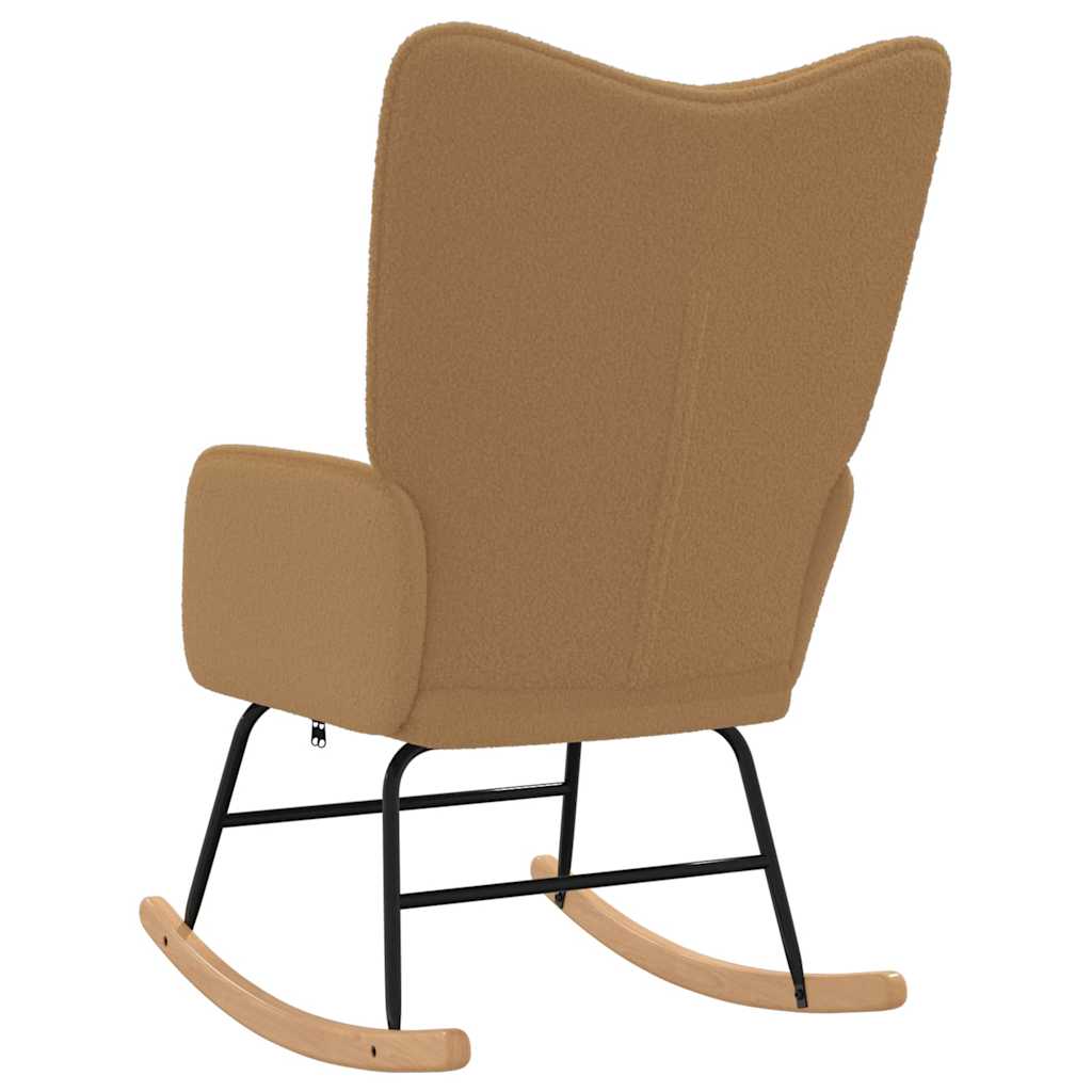 Fauteuil relaxant Beige 61 x 78 x 98 cm tissu - XIOS