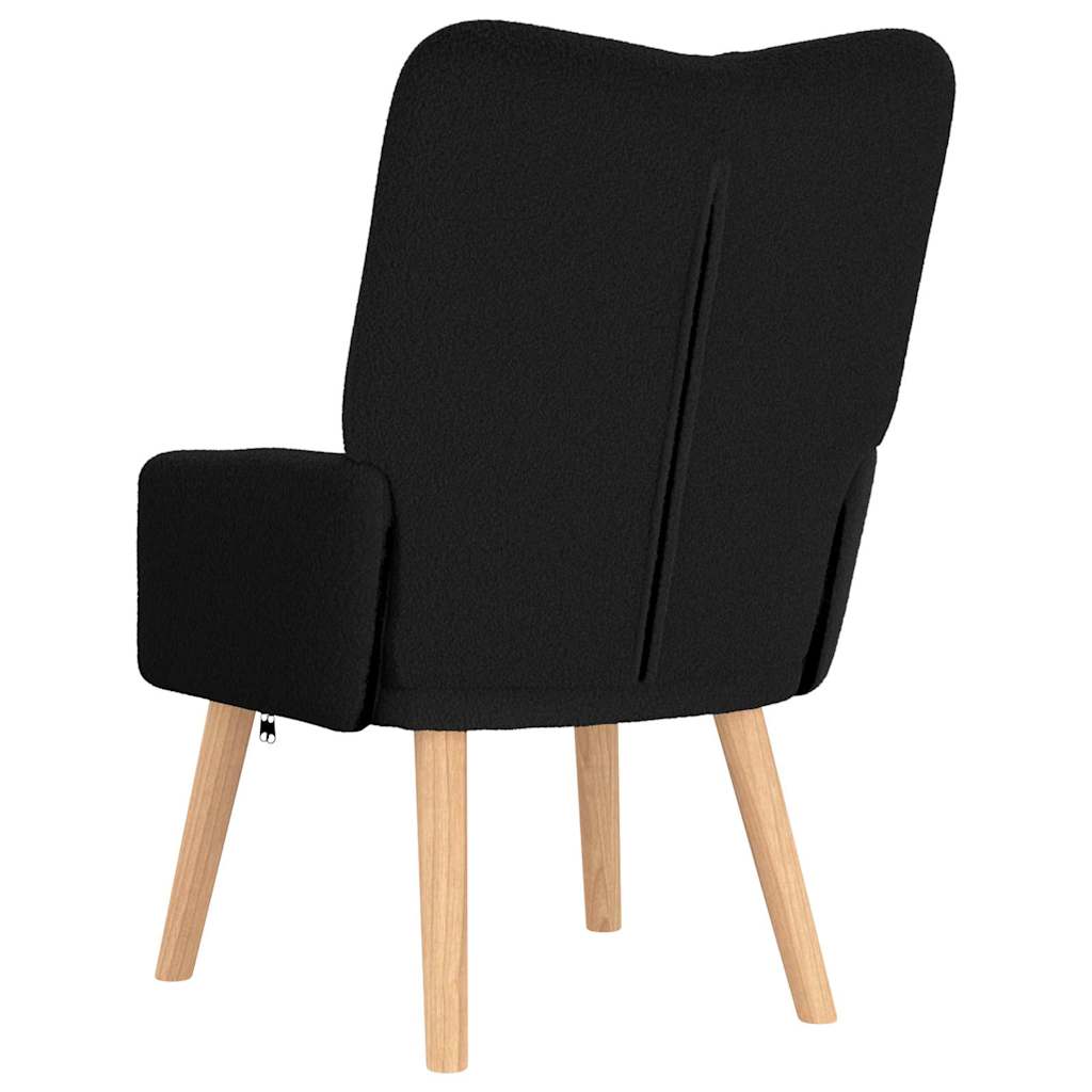 Fauteuil relaxant Noir 63 x 67 x 94 cm tissu - XIOS