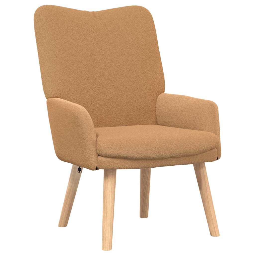Fauteuil relaxant Beige 63 x 67 x 94 cm tissu - XIOS