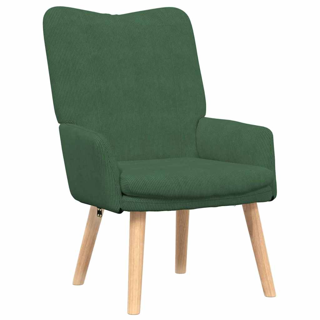 Fauteuil relaxant Vert jungle 63 x 67 x 94 cm tissu - XIOS