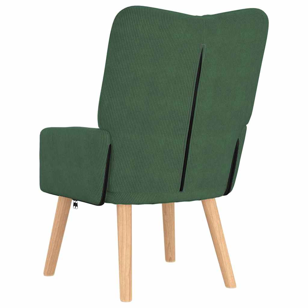 Fauteuil relaxant Vert jungle 63 x 67 x 94 cm tissu - XIOS