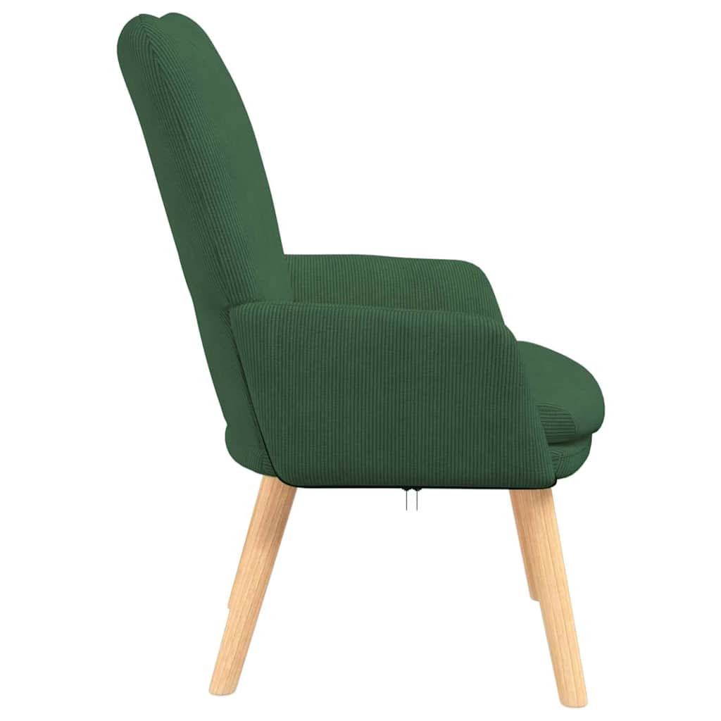 Fauteuil relaxant Vert jungle 63 x 67 x 94 cm tissu - XIOS
