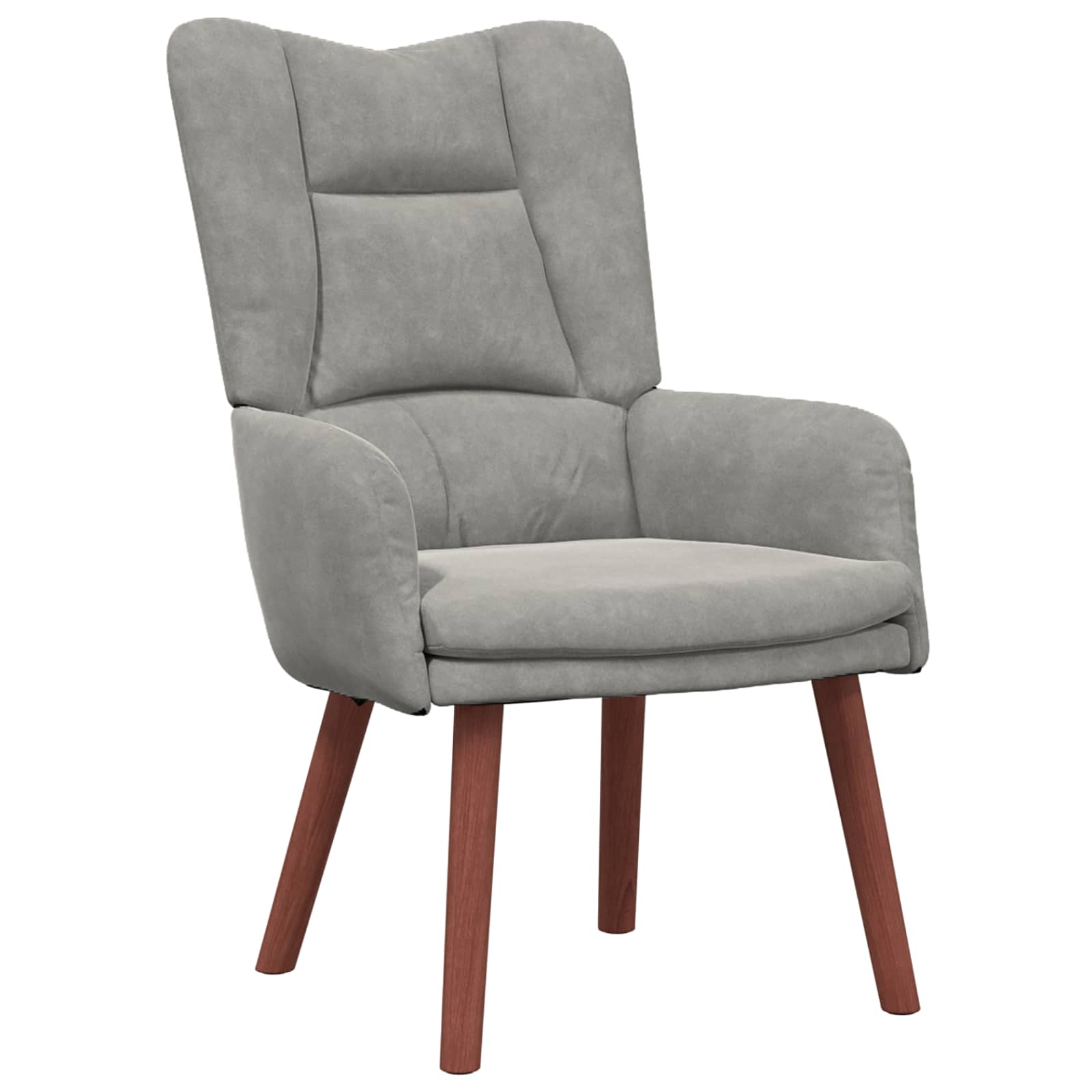 fauteuil Gris clair 63 x 67 x 94 cm Velours - XIOS