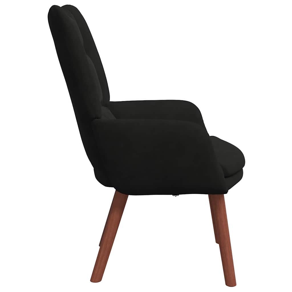 Fauteuil relaxant Noir 63 x 67 x 94 cm Velours - XIOS