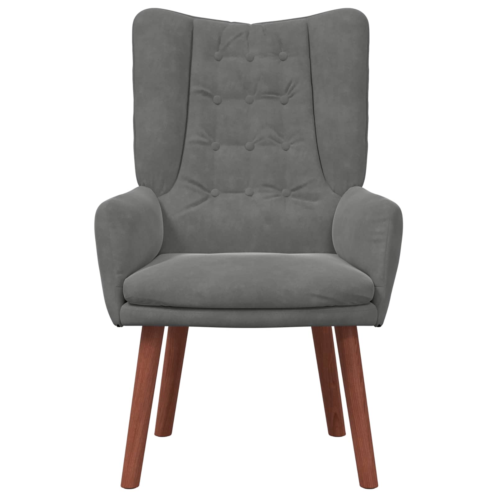 fauteuil Gris foncé 63 x 67 x 94 cm Velours - XIOS