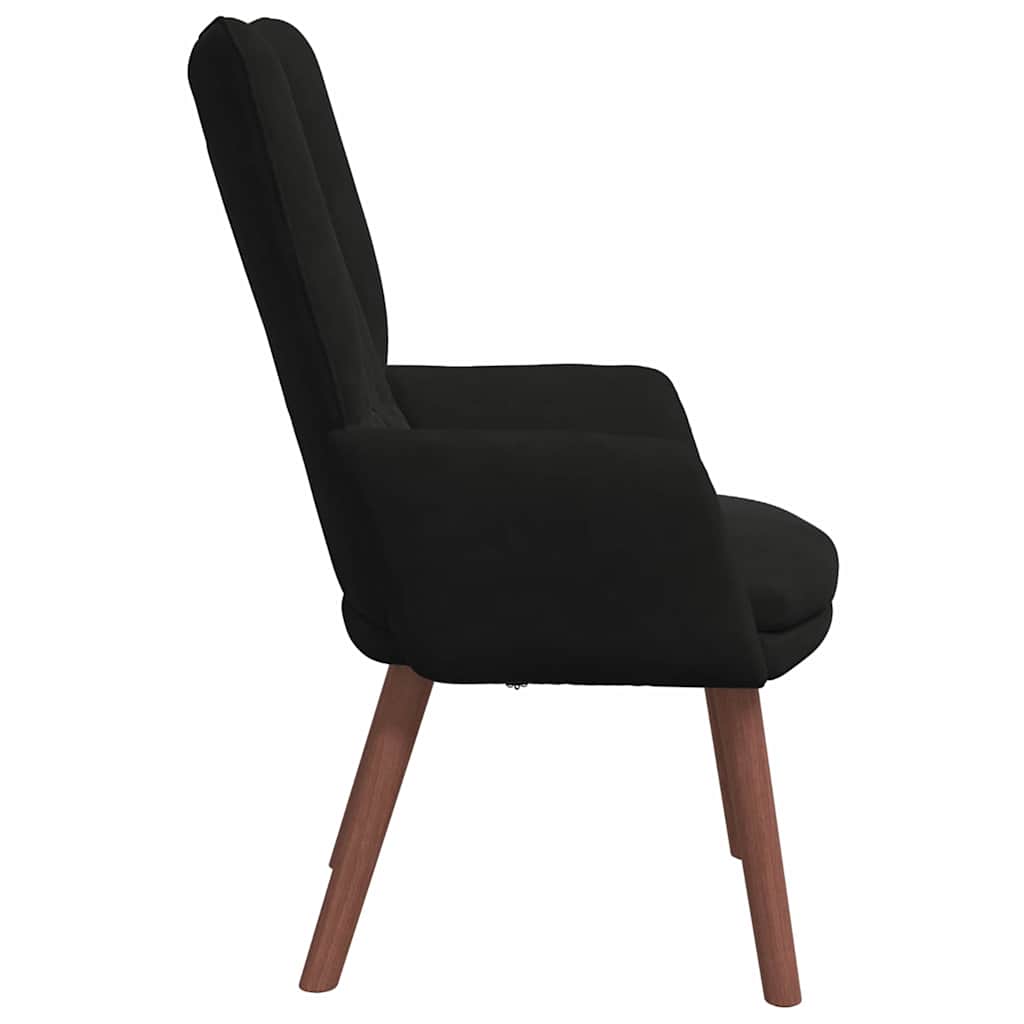 Fauteuil relaxant Noir 63 x 67 x 94 cm Velours - XIOS