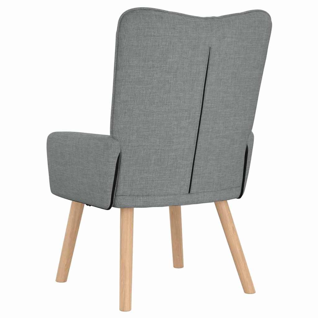 Fauteuil relaxant Gris clair 63 x 67 x 94 cm tissu - XIOS