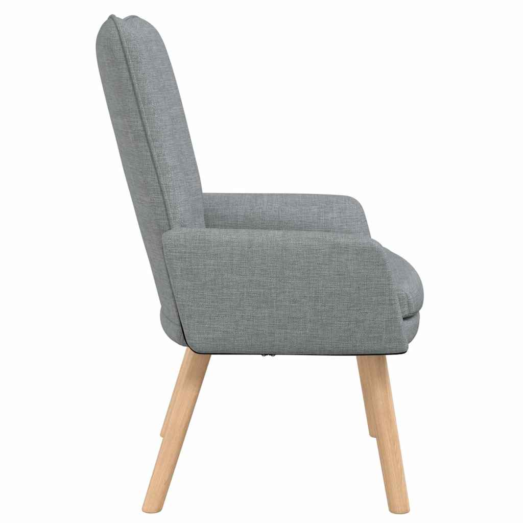 Fauteuil relaxant Gris clair 63 x 67 x 94 cm tissu - XIOS