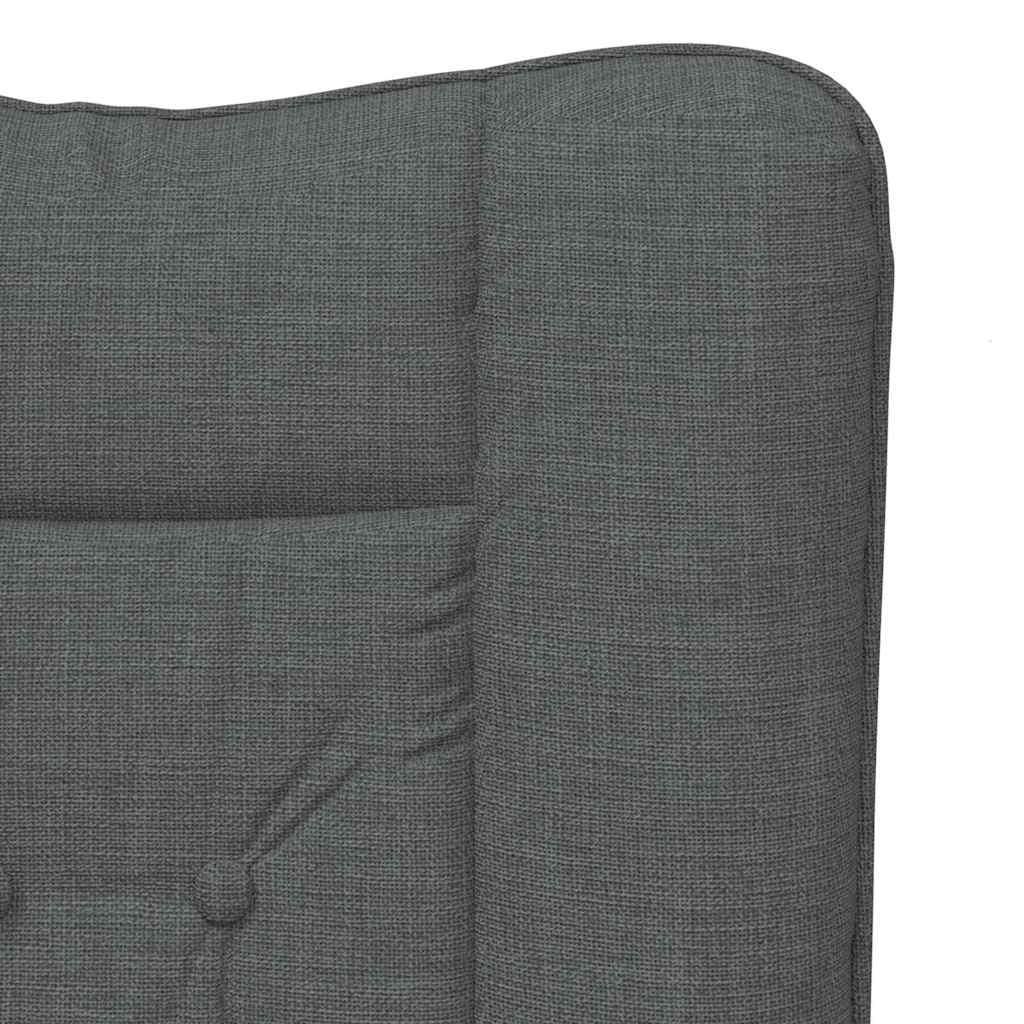 Fauteuil relaxant Gris foncé 63 x 67 x 94 cm tissu - XIOS