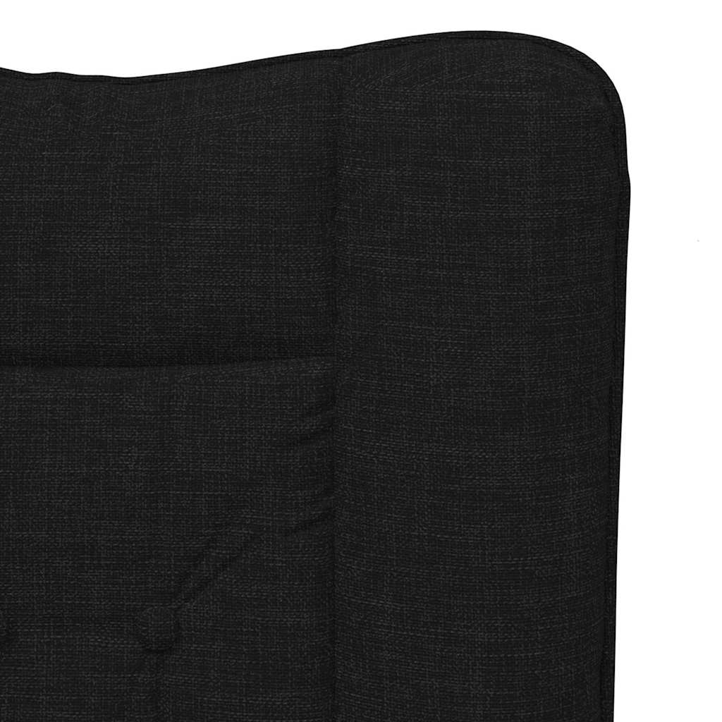 Fauteuil relaxant Noir 63 x 67 x 94 cm tissu - XIOS