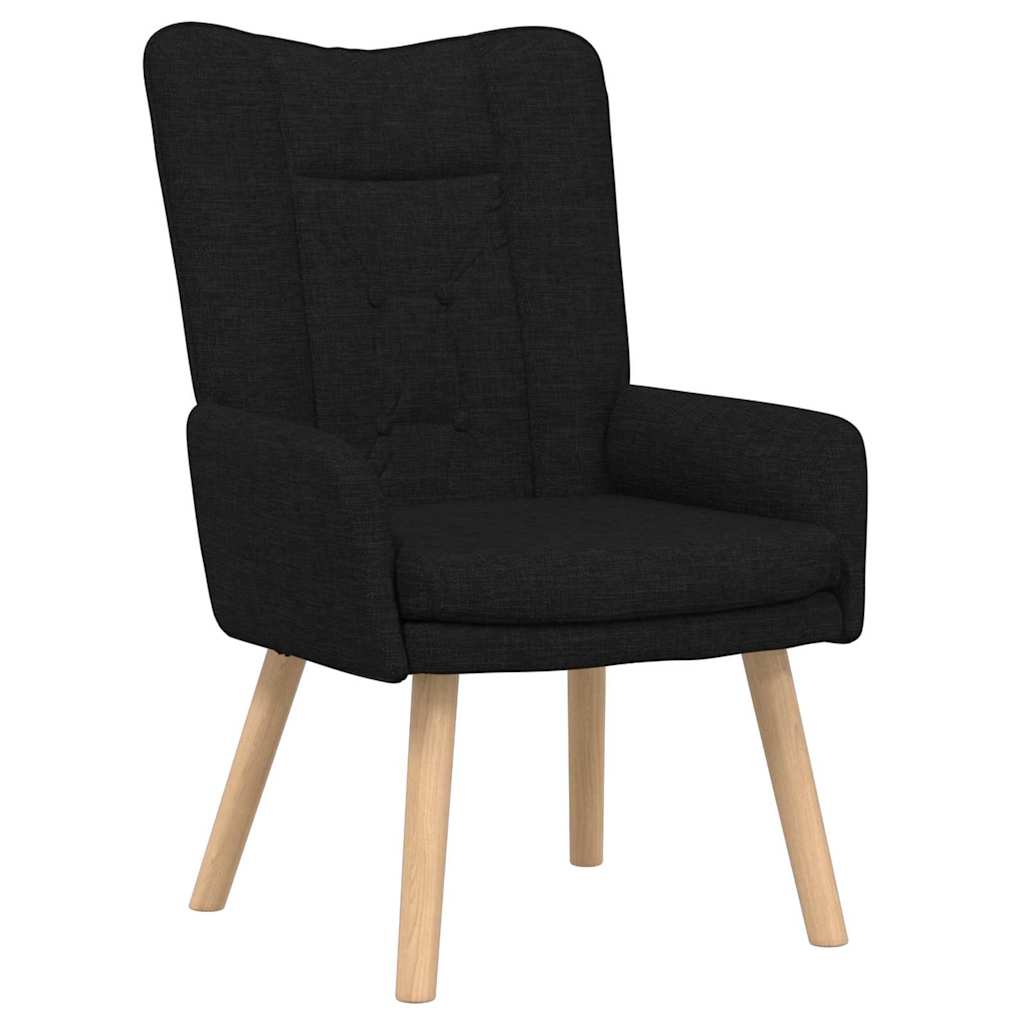 Fauteuil relaxant Noir 63 x 67 x 94 cm tissu - XIOS