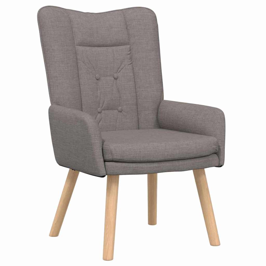 Fauteuil relaxant Taupe 63 x 67 x 94 cm tissu - XIOS