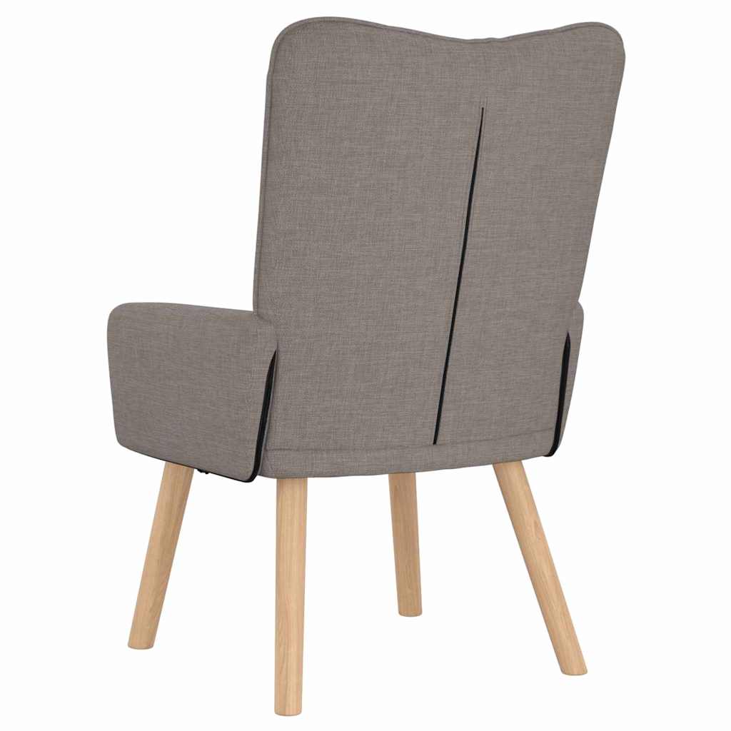 Fauteuil relaxant Taupe 63 x 67 x 94 cm tissu - XIOS