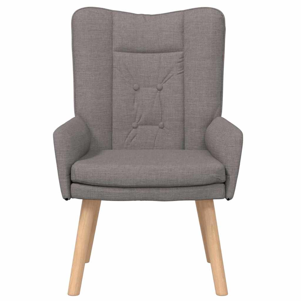 Fauteuil relaxant Taupe 63 x 67 x 94 cm tissu - XIOS