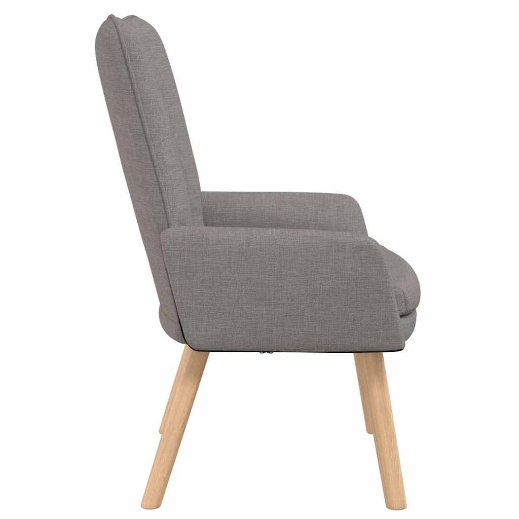 Fauteuil relaxant Taupe 63 x 67 x 94 cm tissu - XIOS